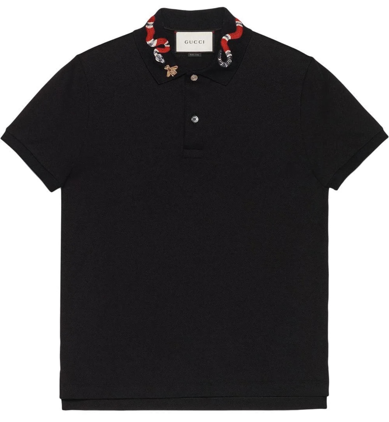 crecer Pila de maníaco Gucci Snake Embroidered Polo Shirt – Luxfashionsource