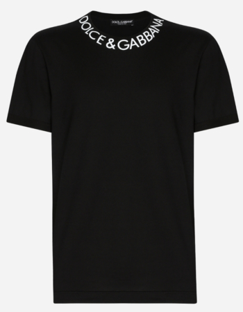 Dolce & Gabbana Round Neck Logo  T Shirt